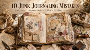 10 Junk Journaling Mistakes Beginners Make (and How to Fix Them)