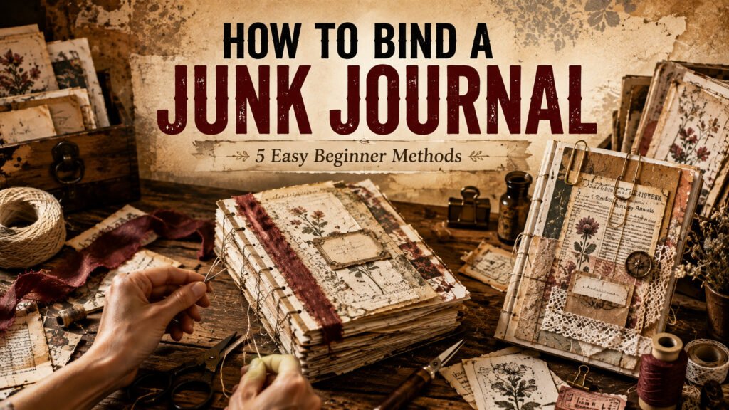 How to Bind a Junk Journal?