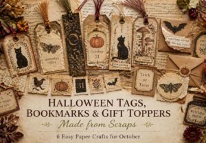 Halloween Tags, Bookmarks & Gift Toppers from Scraps