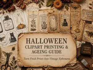 Halloween Cliparts: Printing & Ageing Guide