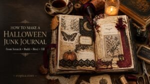 How to Make a Halloween Junk Journal from Scratch