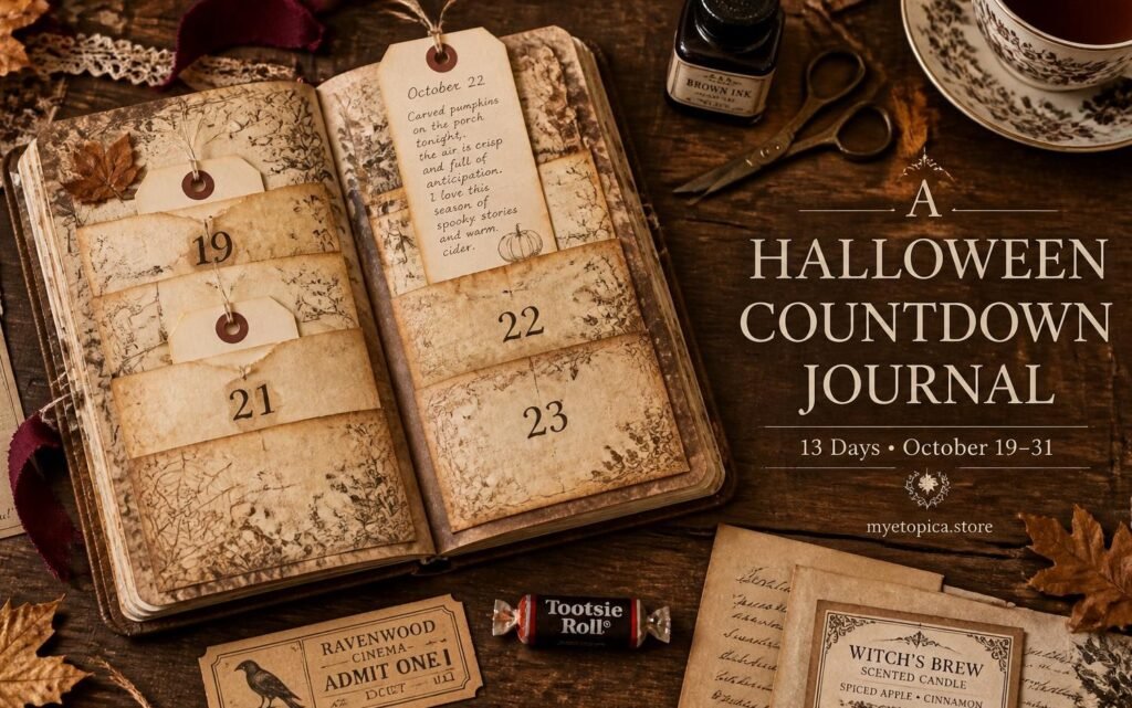halloween countdown journal