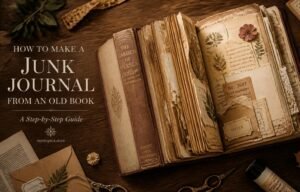 HOW TO MAKE A JUNK JOURNAL FROM AN OLD BOOK